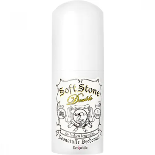 Натуральний дезодорант-антиперспірант Deonatulle Soft Stone Deodorant Double, 20 г.