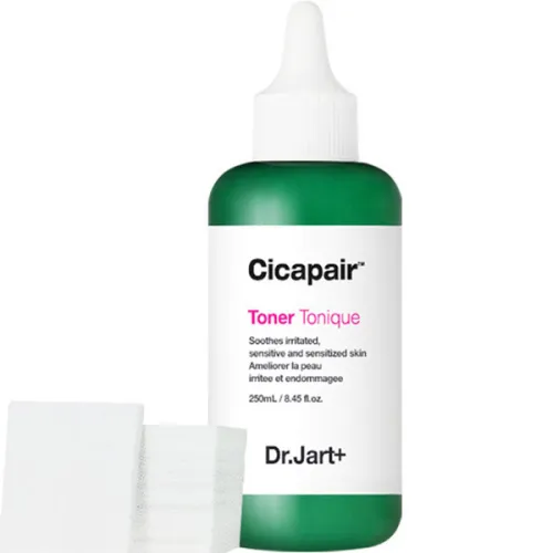 Успокаивающий тонер для чувствительной кожи лица + пады Dr.Jart+ Cicapair Toner Ritual Edition, 250 мл. + 20 шт. срок год.