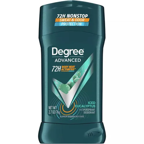Антиперспірант-дезодорант для чоловіків «евкаліпт Degree Men Advanced Iced Eucalyptus 72H Antiperspirant Deodorant з