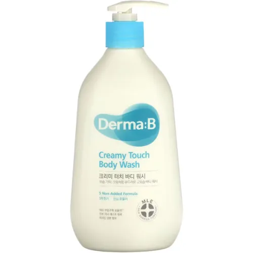 Увлажняющий крем-гель для душа Derma-B Creamy Touch Body Wash с пантенолом, 400 мл.