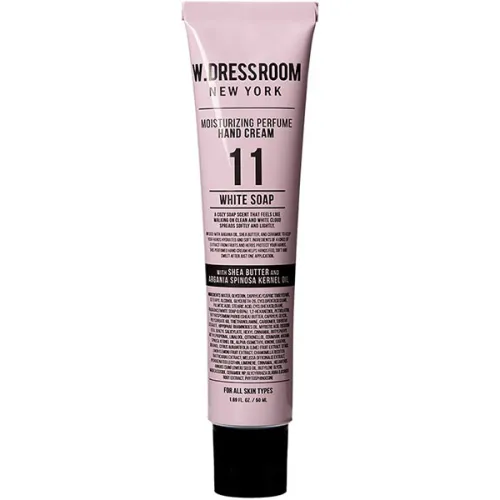 Парфумований крем для рук «сосна та мускус» W.Dressroom Moisturizing Perfume Hand Cream No.11 White Soap, 20 мл.