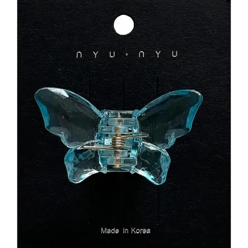 Заколка-краб для волосся «блакитна» Nyu.Nyu Hair Clip Crystal Blue