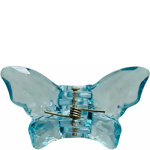Заколка-краб для волосся «блакитна» Nyu.Nyu Hair Clip Crystal Blue - вигляд 2