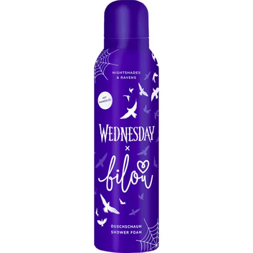Пенка для душа «ночные тени и вороны» Bilou Wednesday Shower Foam Nightshades & Ravens, 200 мл.