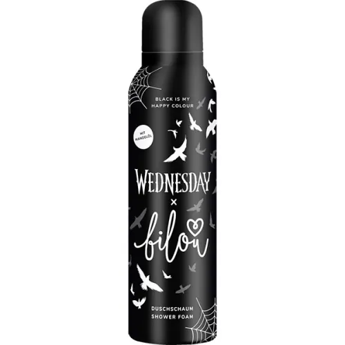 Пенка для душа «черный - мое счастье» Bilou Wednesday Shower Foam Black Is My Happy, 200 мл.