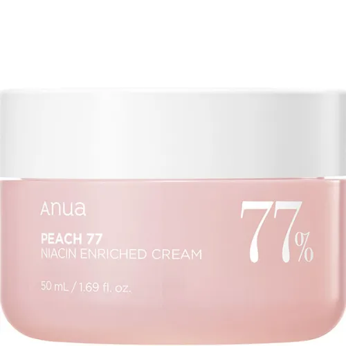 Увлажняющий крем для лица Anua Peach 77% Niacin Enriched Cream с экстрактом персика, 50 мл.