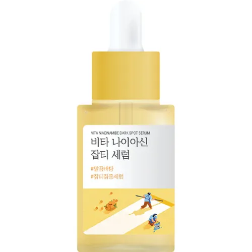 Осветляющая сыворотка для лица Round Lab Vita Niacinamide Dark Spot Serum с витамином C и ниацинамидом, 30 мл.