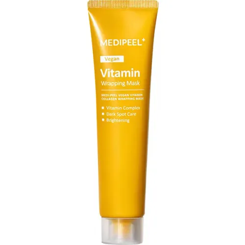 Осветляющая витаминно-коллагеновая маска-пленка для лица Medi Peel Vegan Vitamin Collagen Wrapping Mask, 70 мл.