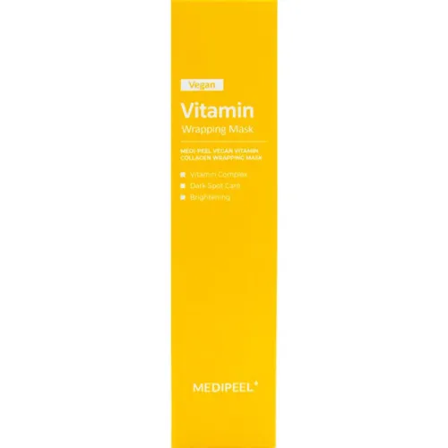 Осветляющая витаминно-коллагеновая маска-пленка для лица Medi Peel Vegan Vitamin Collagen Wrapping Mask, 70 мл. - вид 2