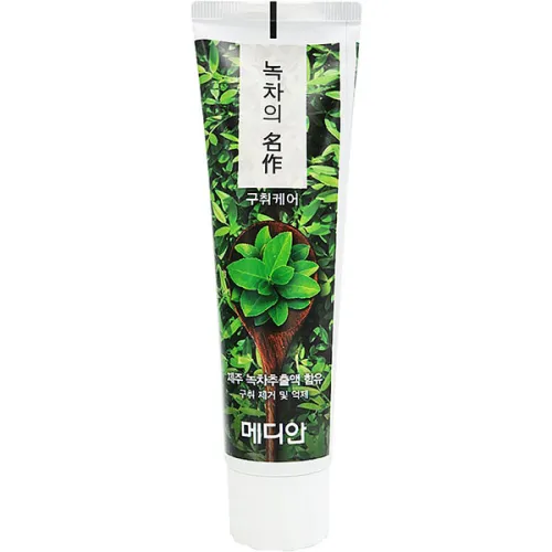 Зубна паста для порожнини рота Median Green Tea Energy Toothpaste з екстрактом зеленого чаю, 120 г.