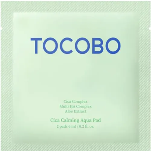 Успокаивающие тонер-пады для лица Tocobo Cica Calming Aqua Pad с экстрактом центеллы