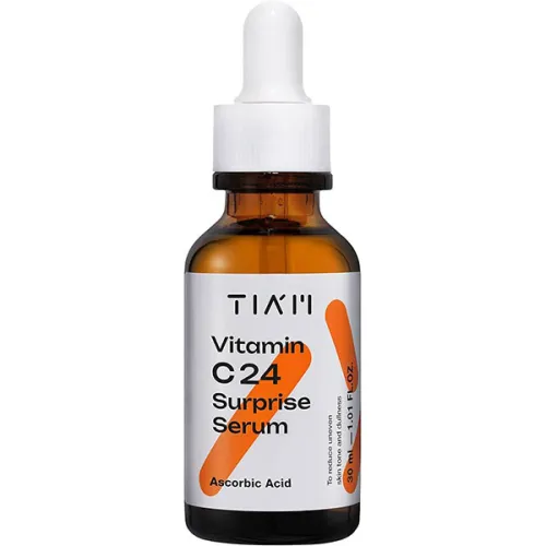 Осветляющая антиоксидантная сыворотка для лица Tiam Vitamin C24 Surprise Serum с 24% витамина C, 30 мл.