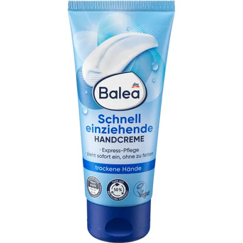 Быстро впитывающийся крем для сухой кожи рук Balea Fast Absorbing Hand Cream For Dry Skin, 100 мл.