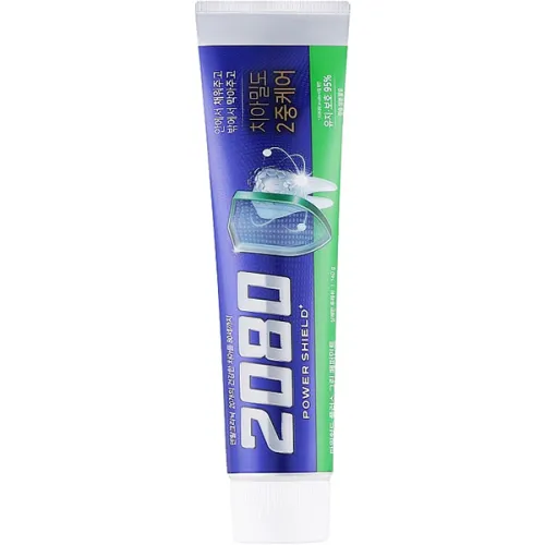 Зубная паста Dental Clinic 2080 Power Shield Green Peppermint с экстрактом перечной мяты, 120 г.