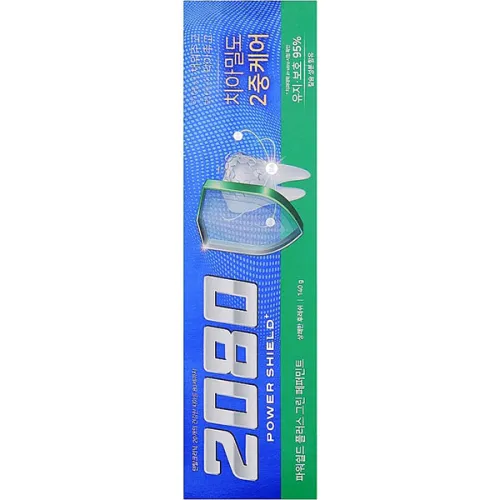 Зубная паста Dental Clinic 2080 Power Shield Green Peppermint, 120 г. - вид 2