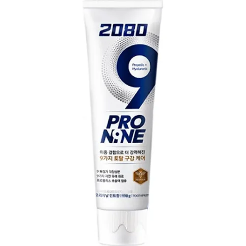 Відбілююча зубна паста Dental Clinic 2080 Pro Nine Original Toothpaste з сорбітолом і гіалуроновою кислотою, 120 г.