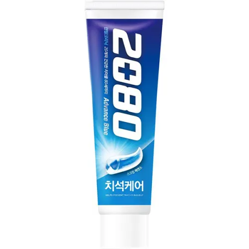 Відбілююча зубна паста Dental Clinic 2080 Advance Blue Scrub Essence Toothpaste з екстрактом кори дуба, 120 г.