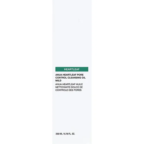 Гидрофильное масло для чувствительной кожи лица Anua Heartleaf Pore Control Cleansing Oil Mild, 200 мл. - вид 2