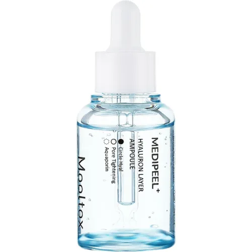 Ультразволожуюча сироватка для обличчя Medi Peel Hyaluronic Acid Layer Mooltox Ampoule, 30 мл.