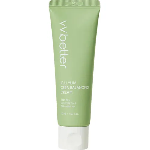 Балансирующий крем для лица VVbetter Jeju Yuja Cera Balancing Cream с экстрактом юдзу, 50 мл.