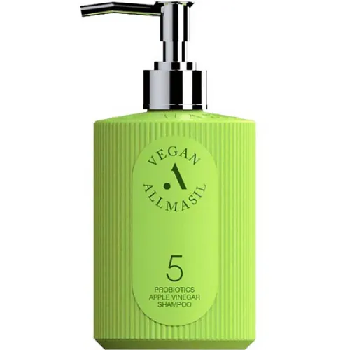 М’який безсульфатний шампунь All Masil 5 Probiotics Apple Vinegar Shampoo з проботиками та яблучним оцтом, 300 мл.