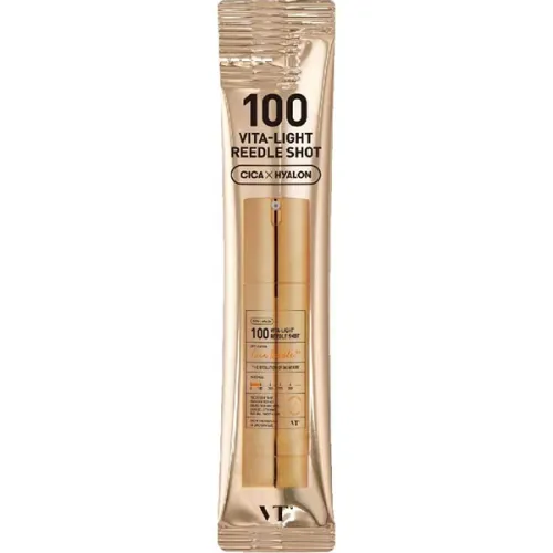 Сыворотка-бустер для лица VT Cosmetics Vita-Light Reedle Shot 100 с микроиглами и витамином С, 2 мл.