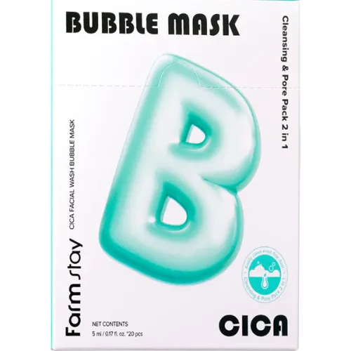 Бульбашкова маска для вмивання FarmStay Cica Facial Wash Bubble Mask, 5 мл. - вигляд 2