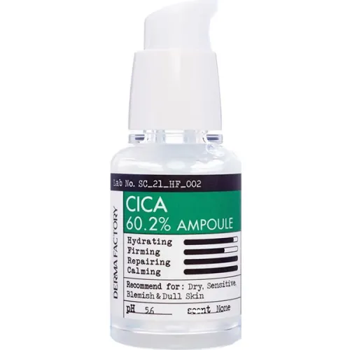 Зволожуюча ампульна сироватка для обличчя Derma Factory Cica 60.2% Ampoule, 30 мл. - вигляд 2