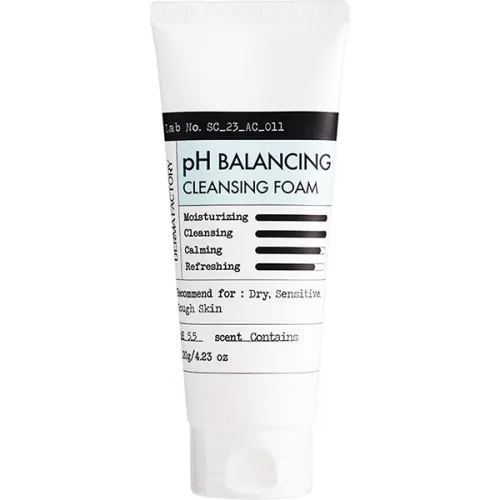 Балансирующая пенка для умывания Derma Factory pH Balancing Cleansing Foam с нейтральным pH, 120 г.