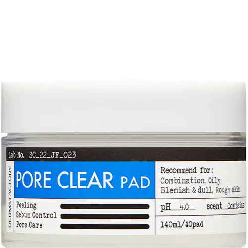 Очищающие пады для лица Derma Factory Pore Clear Pad
