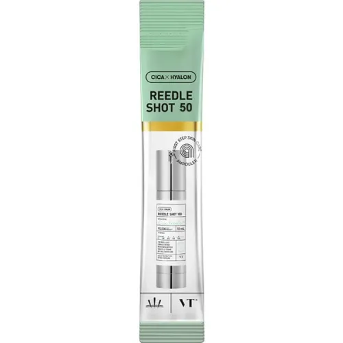 Сироватка-бустер для обличчя VT Cosmetics Mild Reedle Shot 50 з мікроголками для поліпшення текстури шкіри, 2 мл.