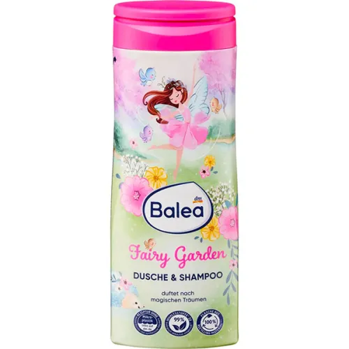 Детский шампунь и гель для душа «сказочный сад» Balea Shampoo & Shower Fairy Garden, 300 мл.