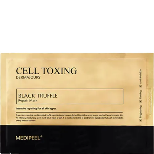 Омолоджуюча тканинна маска для обличчя Medi Peel Cell Toxing Black Truffle Dermajours Repair Mask з екстрактом трюфеля, 30