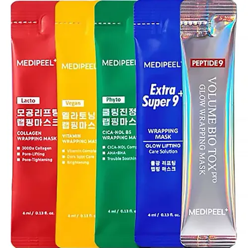 Набор масок-пленок для лица Medi Peel In My Pocket Wrapping Mask, 4 мл. х 10 шт.