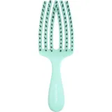 Комбінована, масажна міні-щітка для волосся «м’ята» Olivia Garden Finger Brush Combo Mini Kids Mint