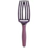 Комбінована, масажна щітка для волосся «фіолетовий аметист» Olivia Garden Finger Brush Combo Medium Midnight Violet Amethyst