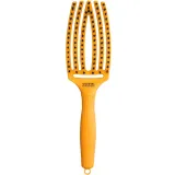 Комбінована, масажна щітка для волосся «жовте сонце» Olivia Garden Finger Brush Combo Medium Yellow Sunshine
