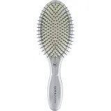Масажна щітка для волосся Olivia Garden Expert Care Oval Nylon Bristles Silver з нейлоновими зубцями