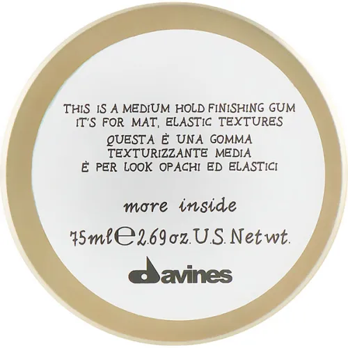Эластик-гель для подвижных причесок Davines More Inside Medium Hold Finishing Gum, 75 мл.