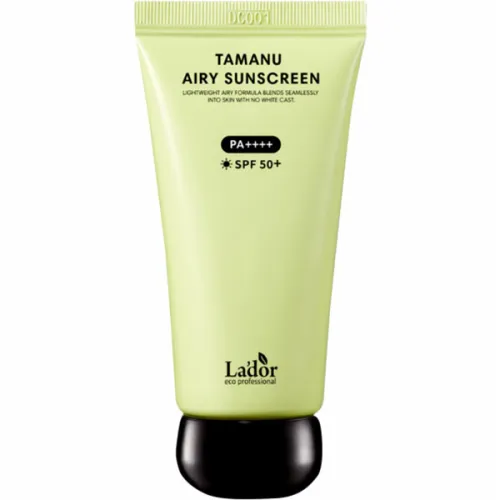 Воздушный солнцезащитный крем для лица La’dor Tamanu Airy Sunscreen SPF50+ PA++++ с маслом таману, 50 мл.