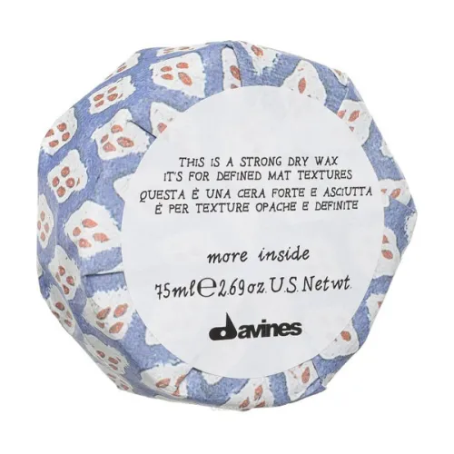Сухой воск для текстурных матовых акцентов Davines More Inside Strong Dry Wax, 75 мл.