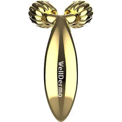 Масажний ролер для обличчя WellDerma Face Lifting Compact Roller Gold