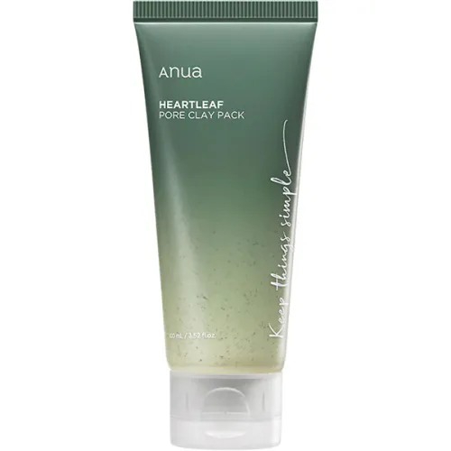 Глиняна маска для обличчя Anua Heartleaf Pore Clay Pack з каоліном та екстрактом хауттюйнії, 100 мл.
