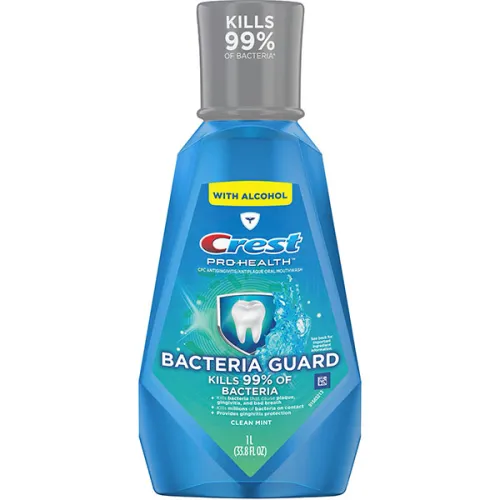 Антибактериальный ополаскиватель для полости рта Crest Pro Health Antibacterial Mouthwash Clean Mint, 1000 мл.
