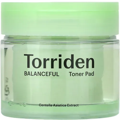Тонер-пади для обличчя Torriden Balanceful Cica Toner Pad з екстрактом центелли