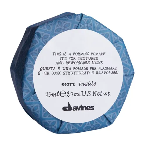 Моделююча помада для текстурних та пластичних образів Davines More Inside This Is A Forming Pomade, 75 мл.