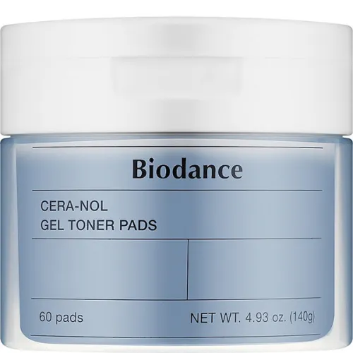 Увлажняющие гелевые тонер-пады для лица Biodance Cera-Nol Gel Toner Pads с керамидами