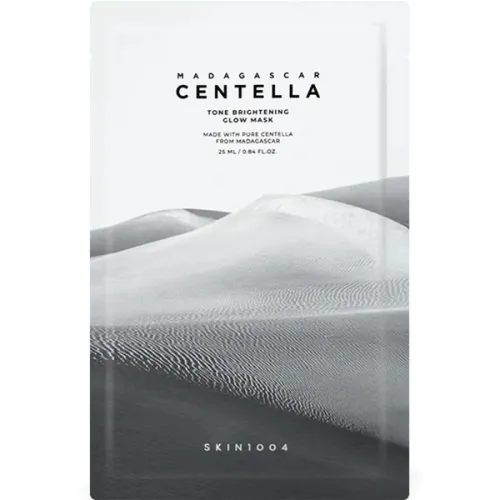 Освітлююча тканинна маска для сяйва шкіри обличчя SKIN1004 Madagascar Centella Tone Brightening Glow Mask, 25 мл.