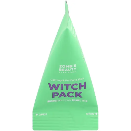 Успокаивающая глиняная маска для лица SKIN1004 Zombie Beauty Witch Pack с экстрактом зеленого чая, 4 г.