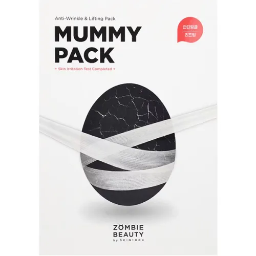 Антивікова ліфтинг-маска для обличчя SKIN1004 Zombie Beauty Mummy Pack з чорним трюфелем, 8 шт. х 2 г. х 3.5 мл.